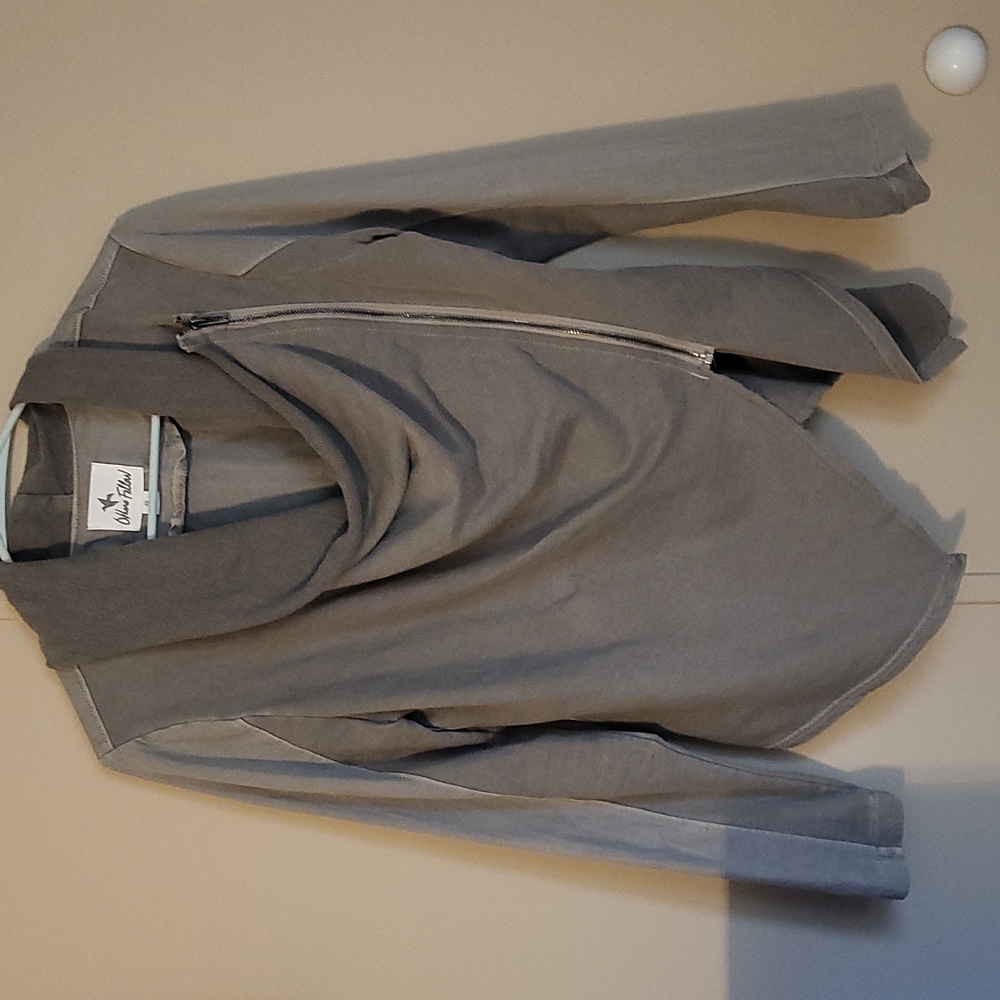 Others Follow size S brown side zip shirt